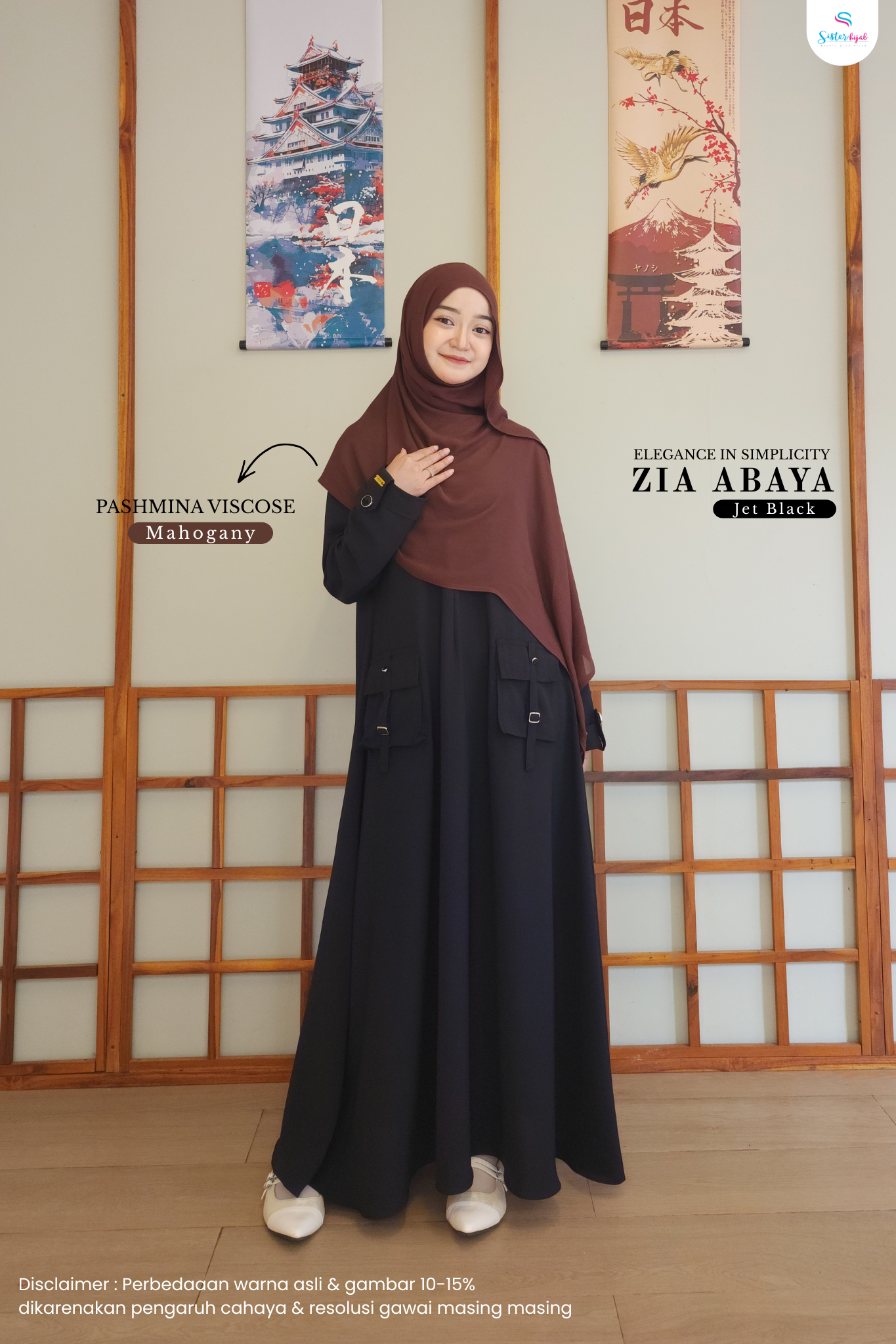 Zia Abaya by Sisterhijab - Gambar 4