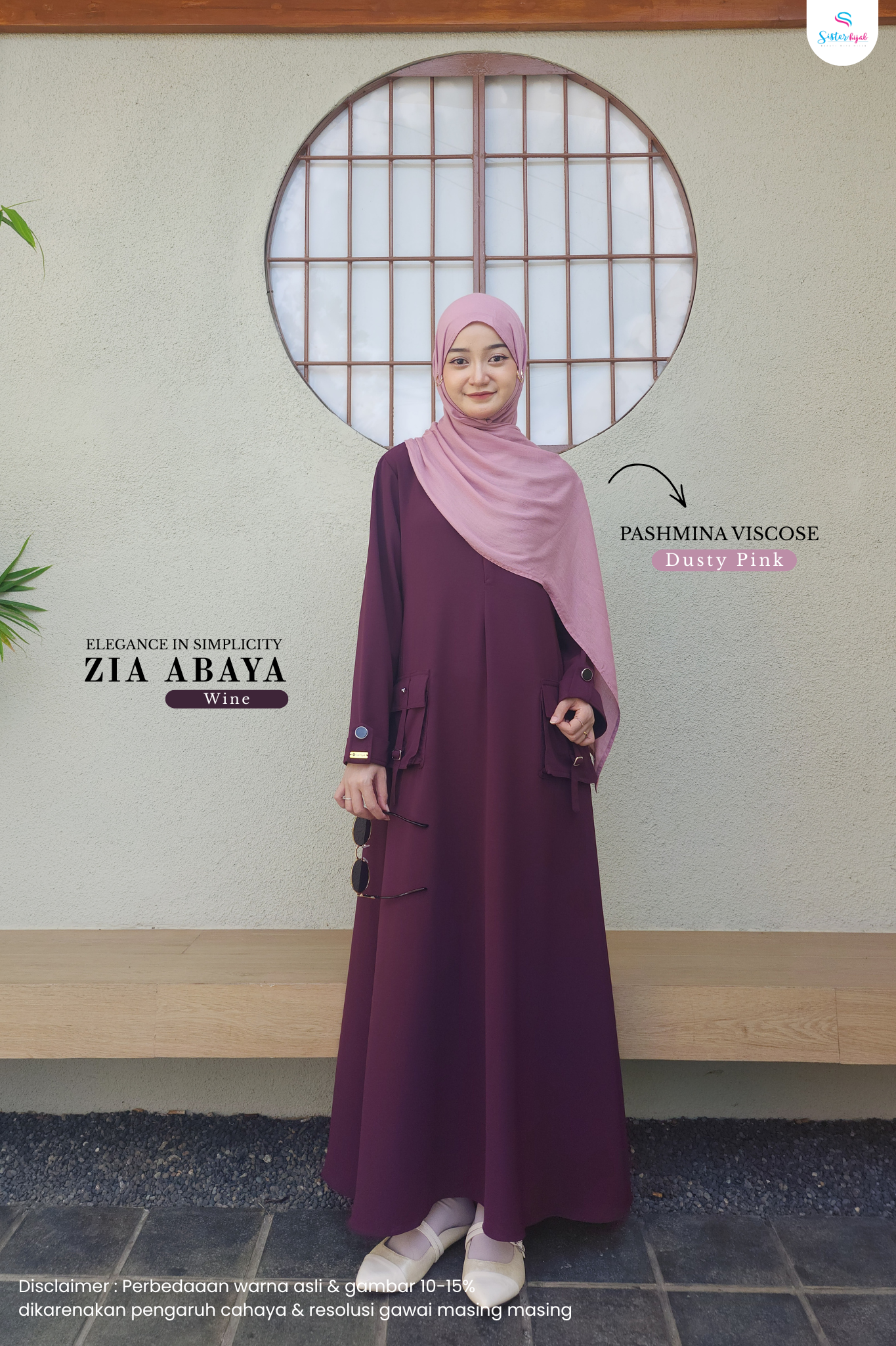 Zia Abaya by Sisterhijab - Gambar 3