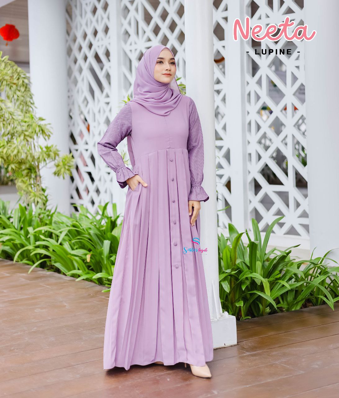 Neeta Dress by Sisterhijab - Gambar 2